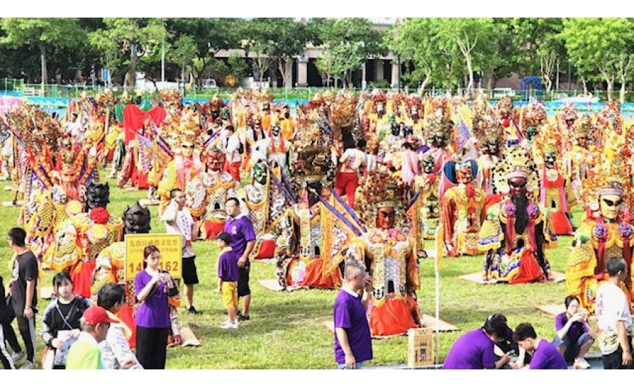 三重先嗇宮歲次甲辰年四月廿五日恭祝神農大帝聖壽暨慶祝建宮270週年慶挑戰「最大規模的神將遶境祈福活動」金氏世界紀錄