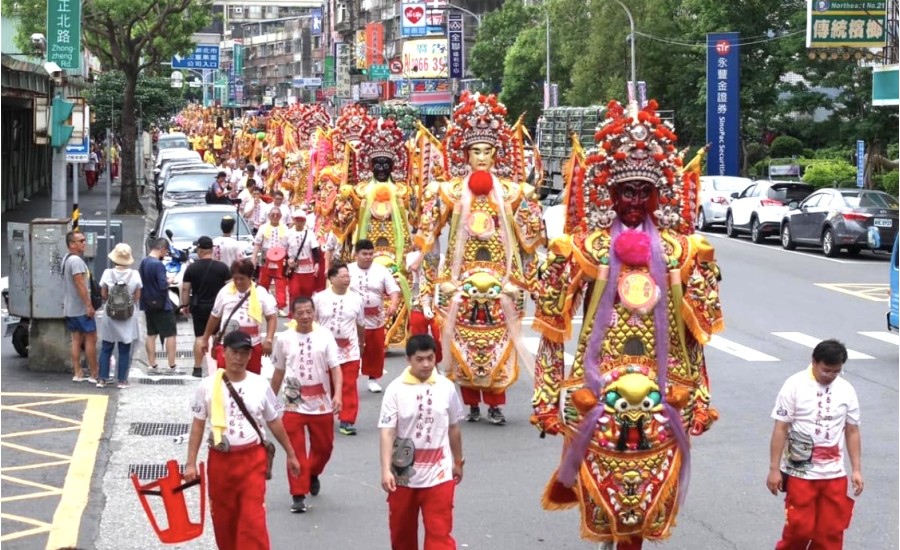 三重先嗇宮歲次甲辰年四月廿五日恭祝神農大帝聖壽暨慶祝建宮270週年慶挑戰「最大規模的神將遶境祈福活動」金氏世界紀錄